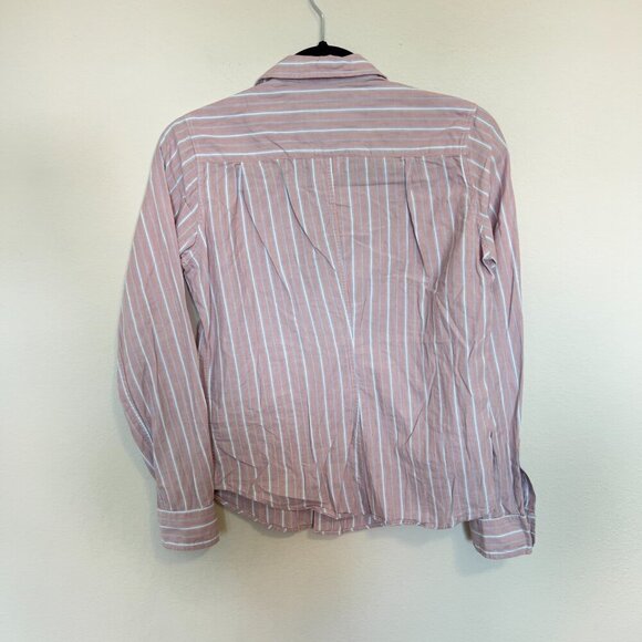 Frank & Eileen Barry Button Up Blouse Size XS Color Red Blue - Picture 5 of 5